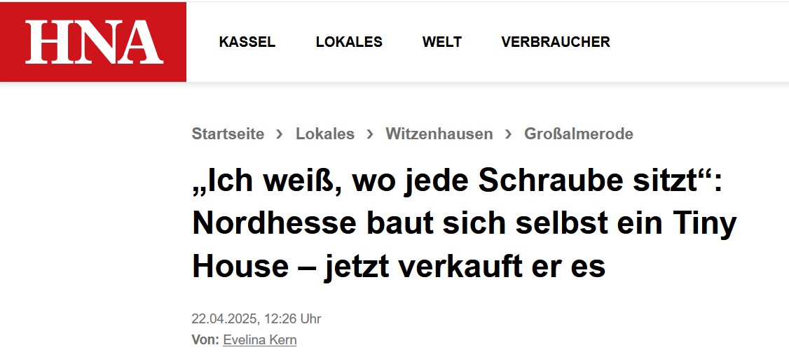 Hessisch-Niedersächsische Nachrichten vom 22.04.2025